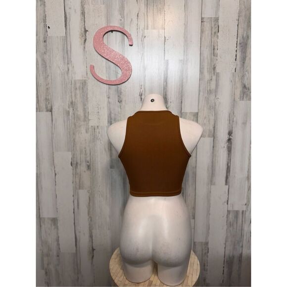 Brown crop top size small - Picture 4 of 6